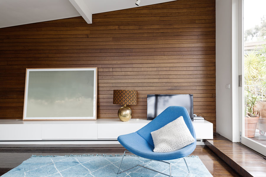 Habillage intérieur en bois naturel
